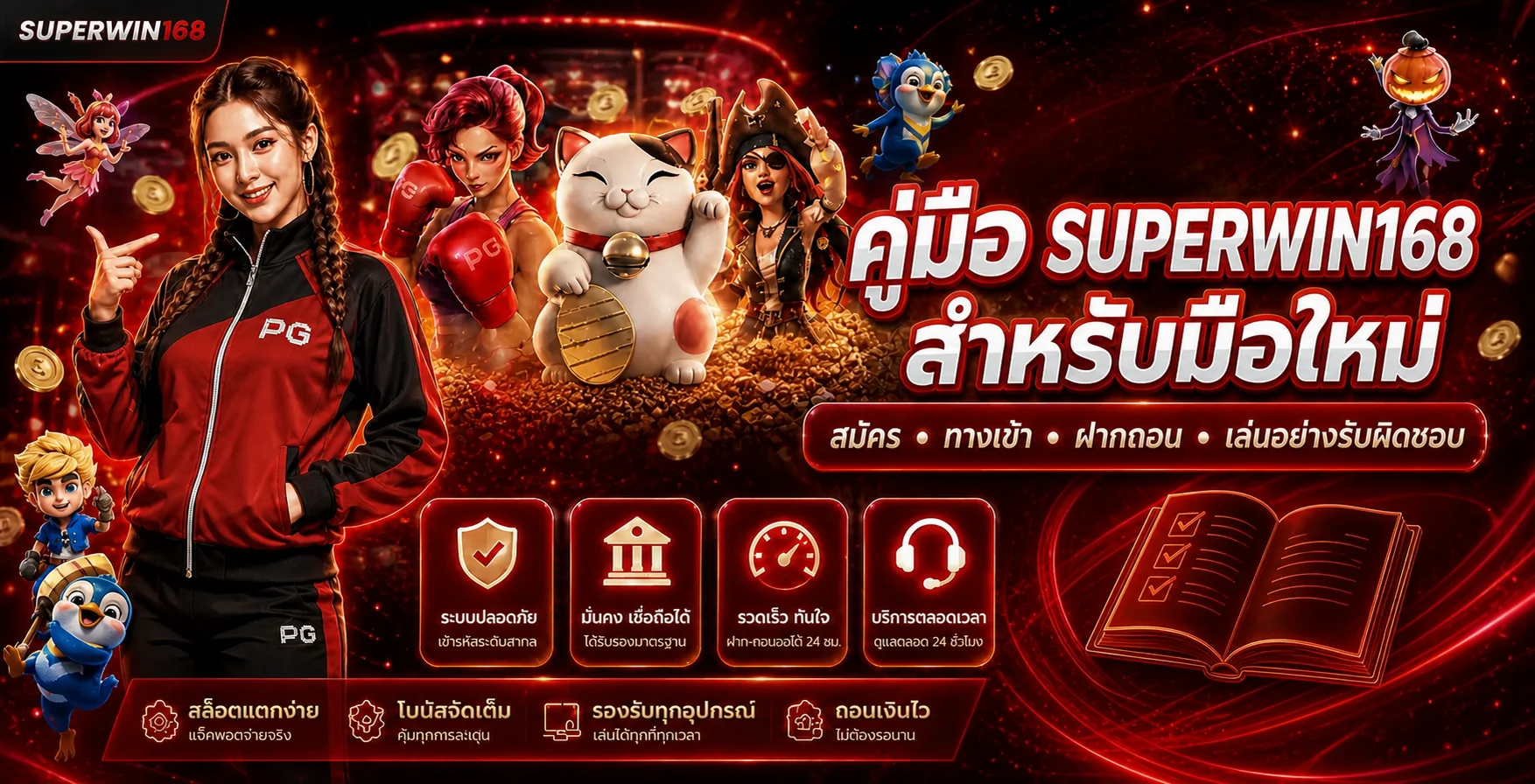 SUPERWIN168 คู่มือสมัคร ทางเข้า ฝากถอน สำหรับมือใหม่