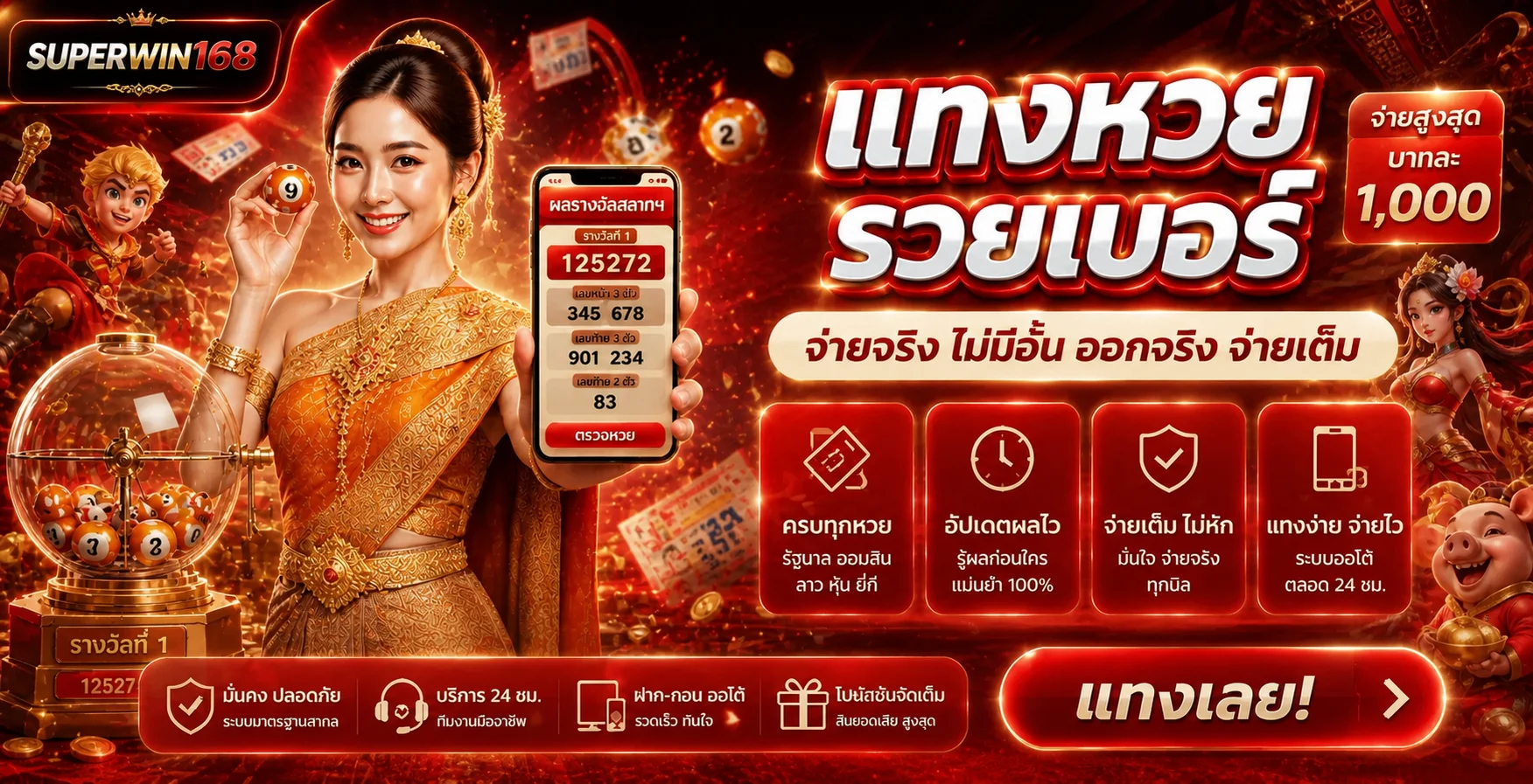 SUPERWIN168 ผลหวยและบริการออนไลน์